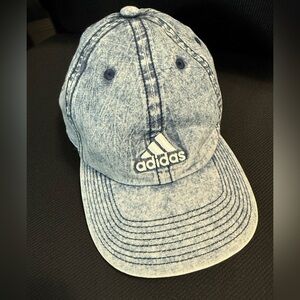 Adidas Washed Denim Logo Cap